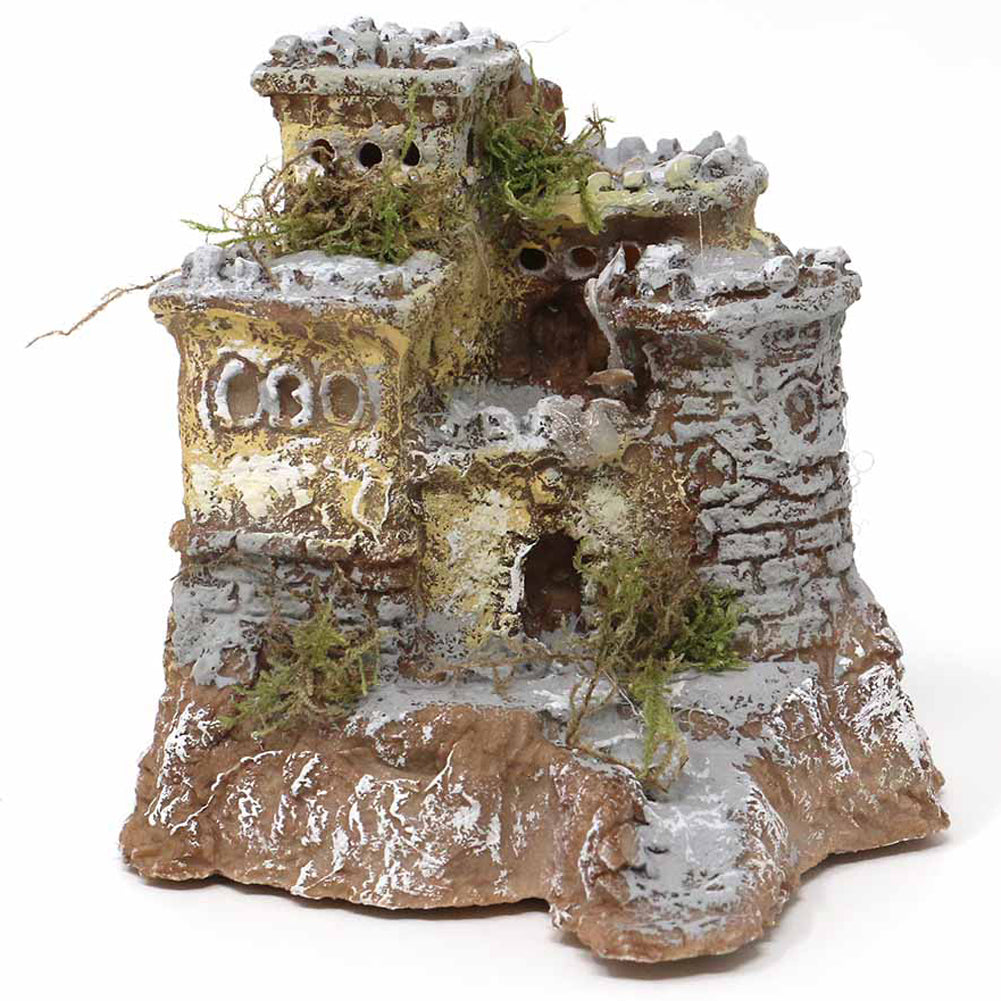 Castello in resina 9x9xh9cm 1