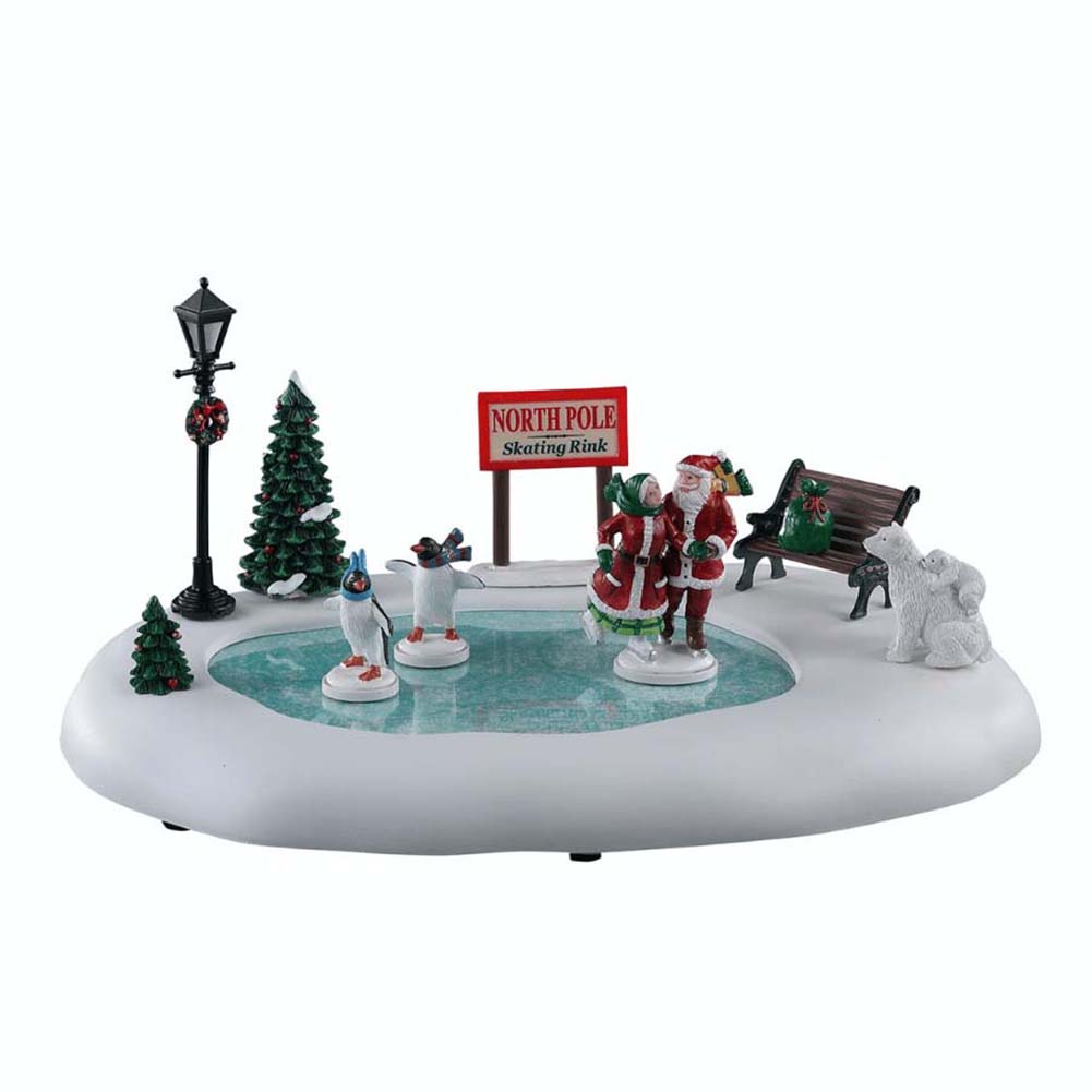North Pole Skating Rink B/O 4.5V Santa's Wonderland Lemax Cod 14837 1