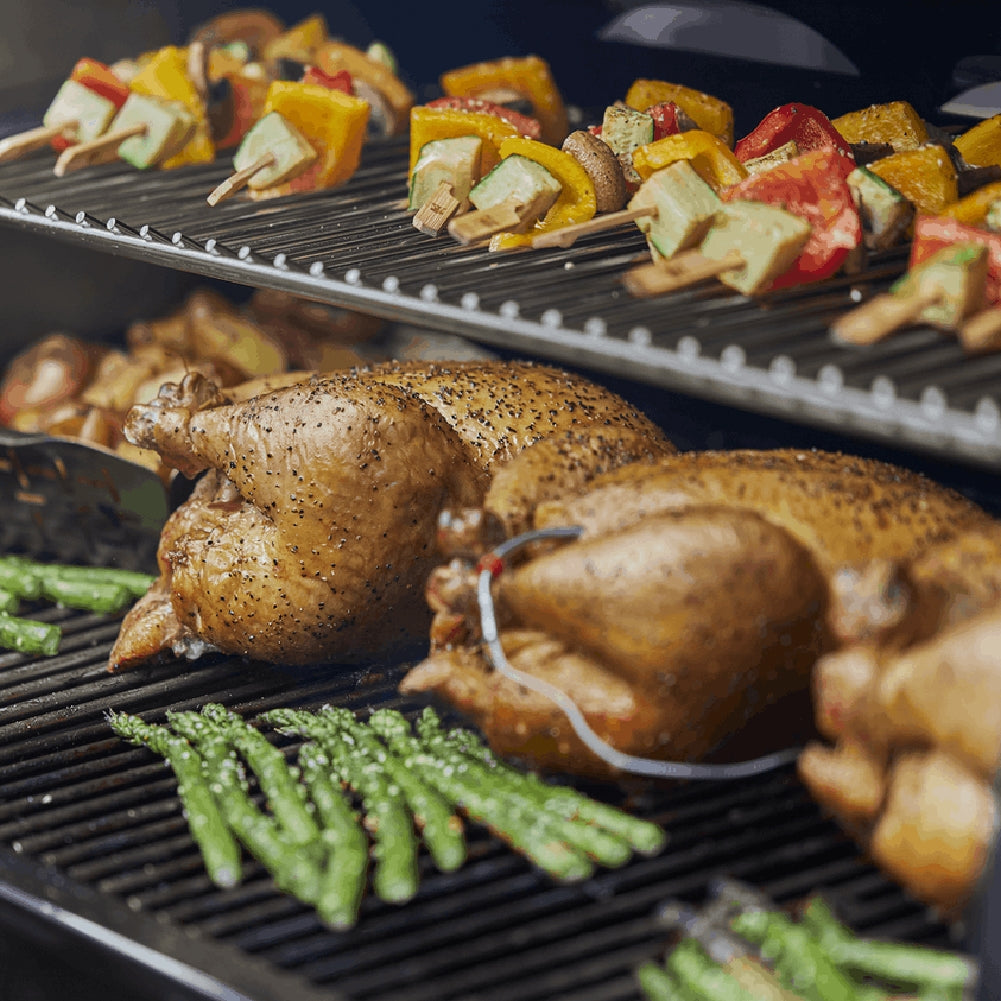Weber SmokeFire EPX4 Stealth Edition Nero Barbecue a Pellet con Weber Connect 7