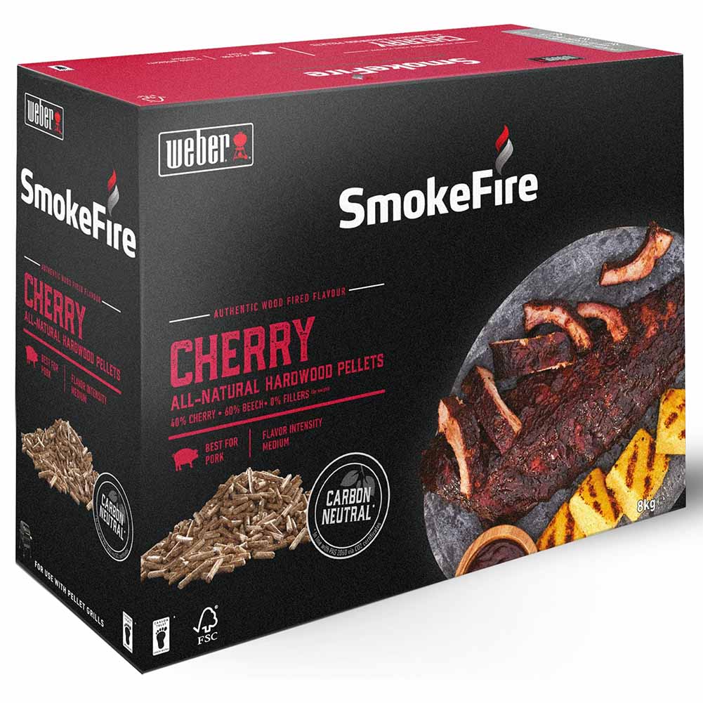 Pellet di legno Weber SmokeFire ciliegio FSC 8kg 18293 1