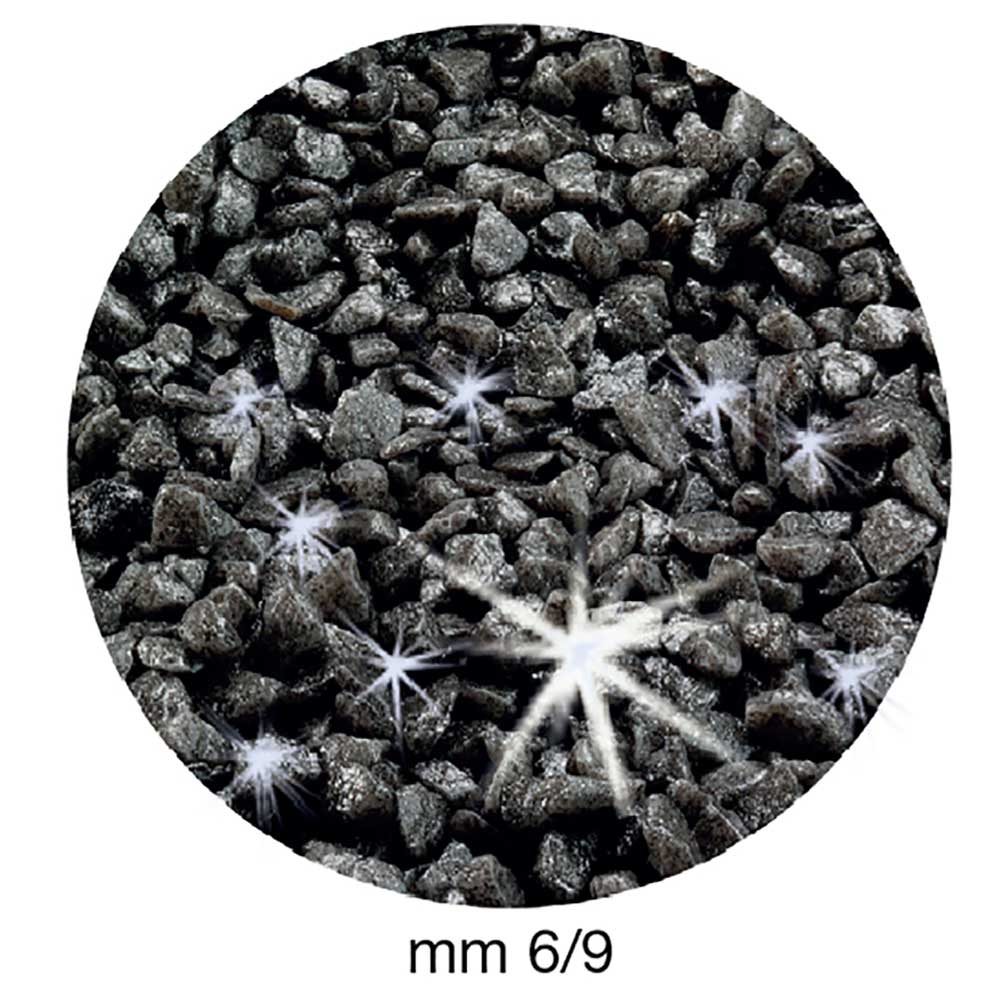 Ghiaia per acquari Grigia con glitter 2kg 1