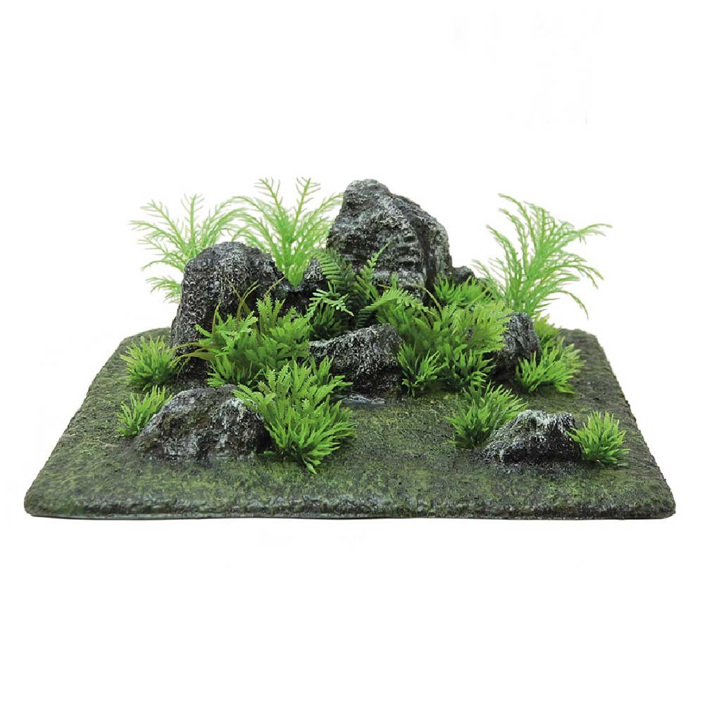 Decorazione arredamento per il fondo di acquario 29x29cm 1