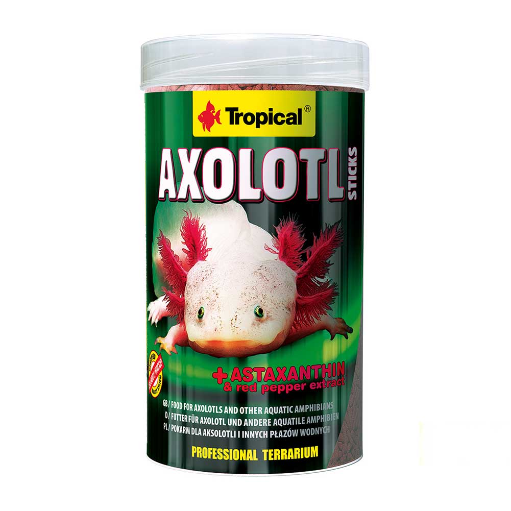 Mangime proteico in Sticks affondanti per Axolotl 250ml 1