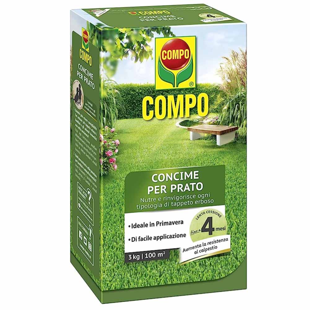 Concime COMPO per prato nutrizione fino a 4 mesi 3kg 1