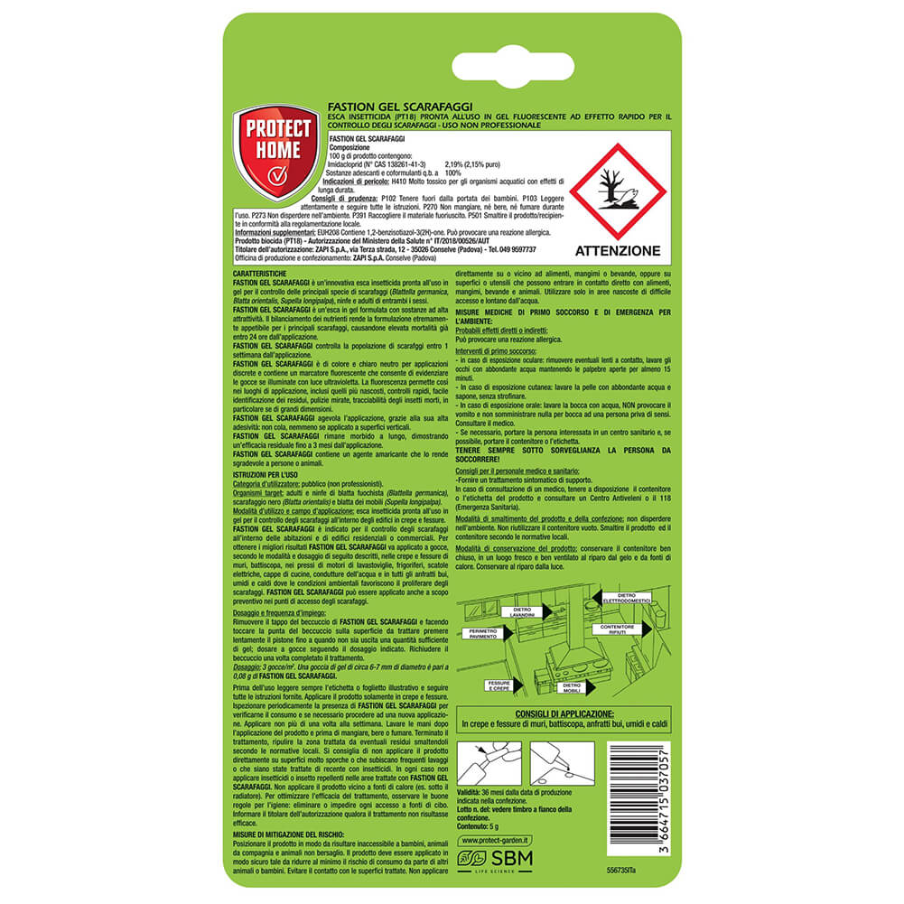 Esca Fastion gel scarafaggi Protect Garden 2