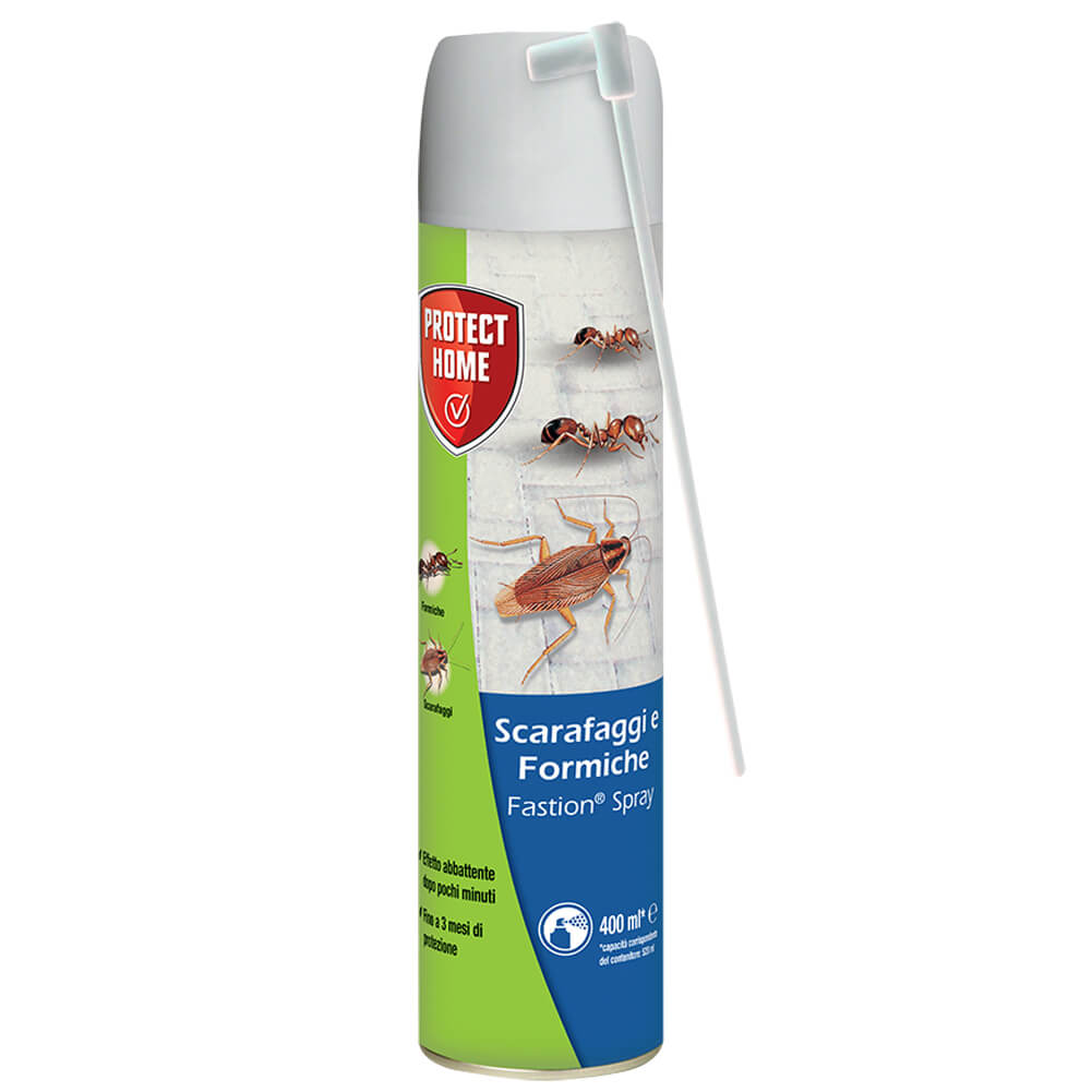 Insetticida Fastion spray scarafaggi e formiche 400ml Protect Garden 1