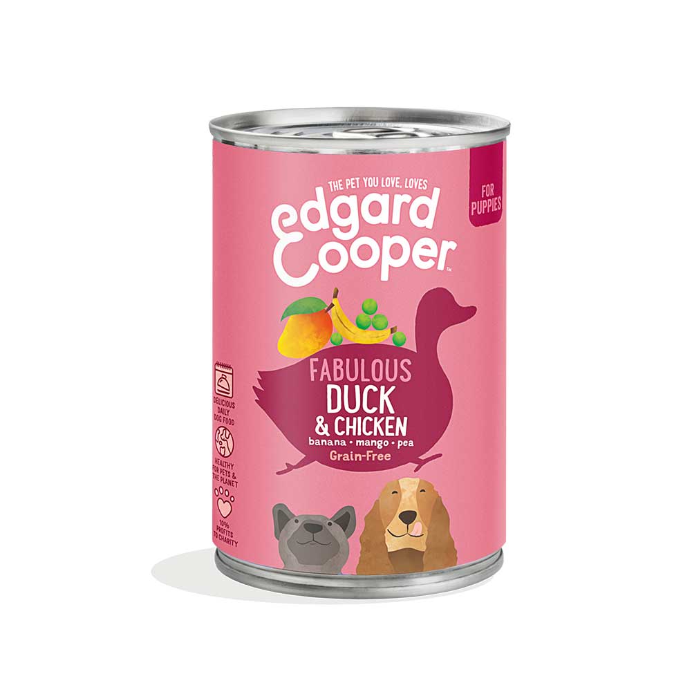 Alimento cane cucciolo Anatra e Pollo Edgard Cooper 9