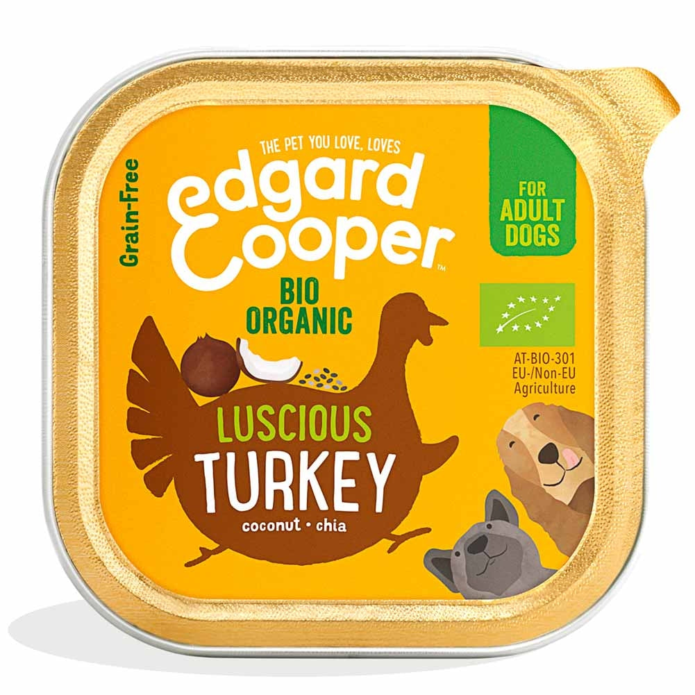 Alimento cane Adulto Bio Tacchino 100g Edgard Cooper 1