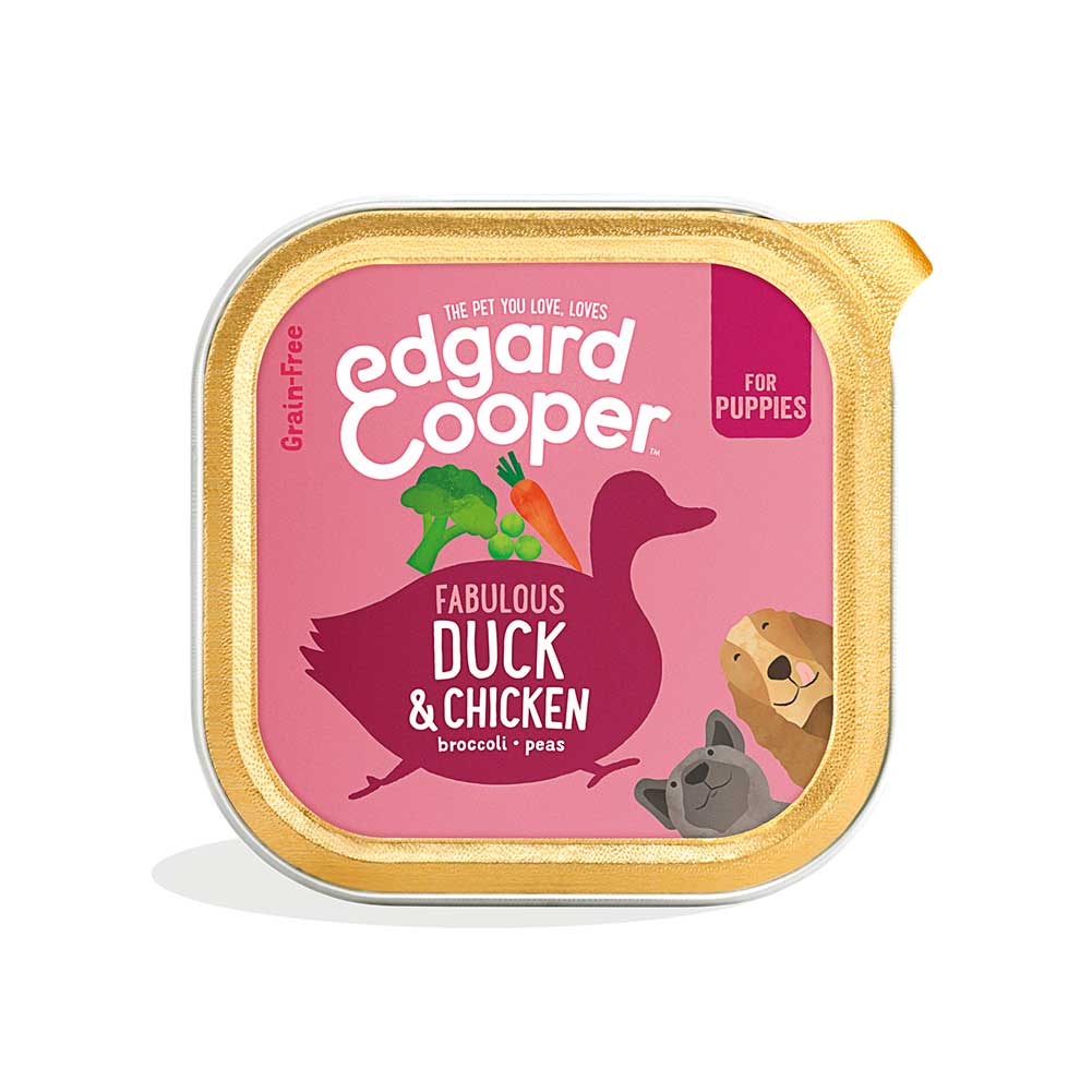 Alimento cane cucciolo Anatra e Pollo Edgard Cooper 13