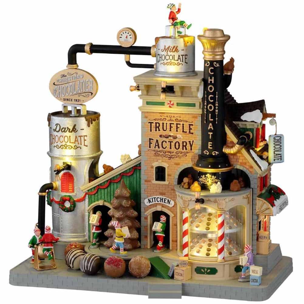 The Christmas Chocolatier Truffle Factory Santa's Wonderland Lemax Cod 15805 1