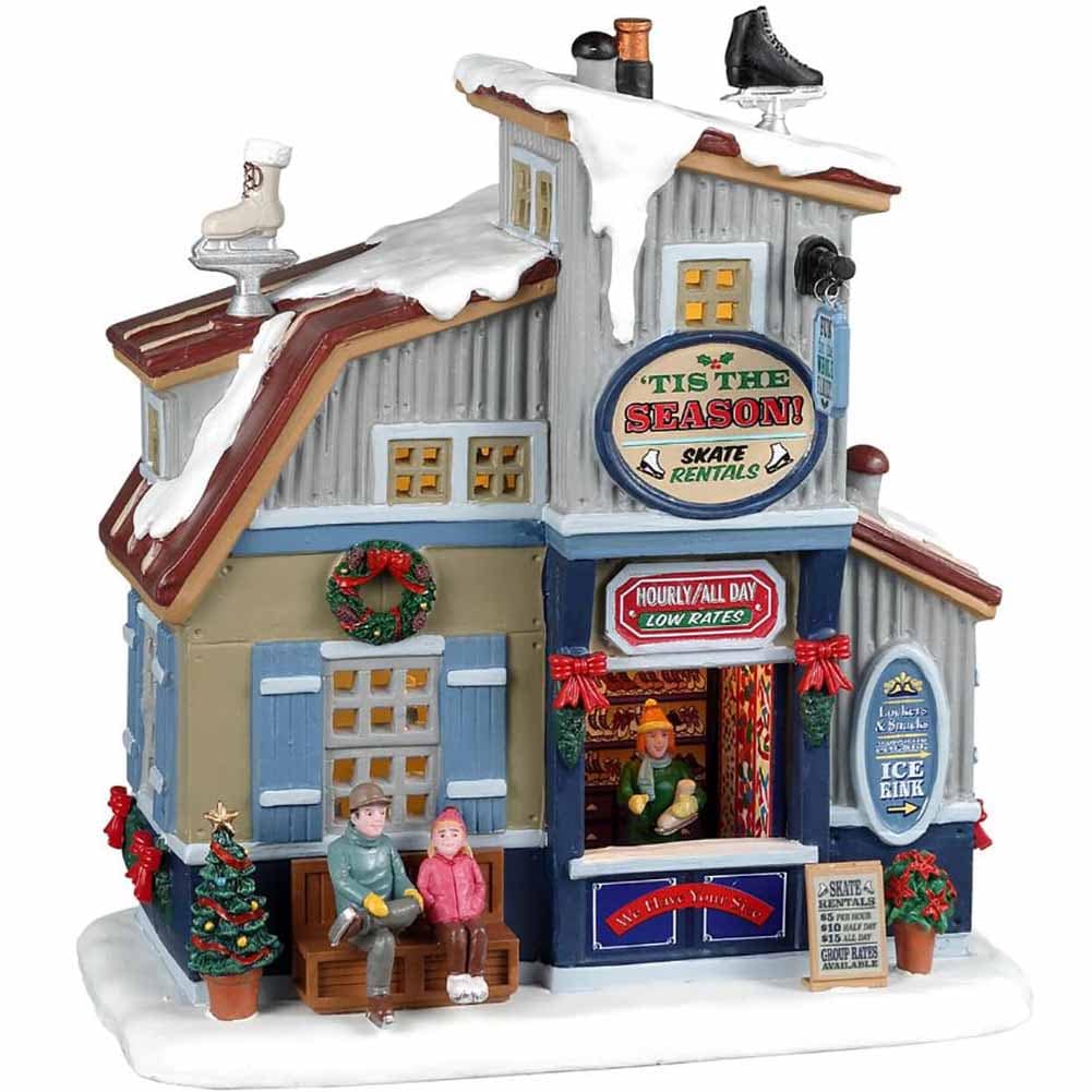 Tis the season skate rentals Caddington Village Lemax Cod 25883 1