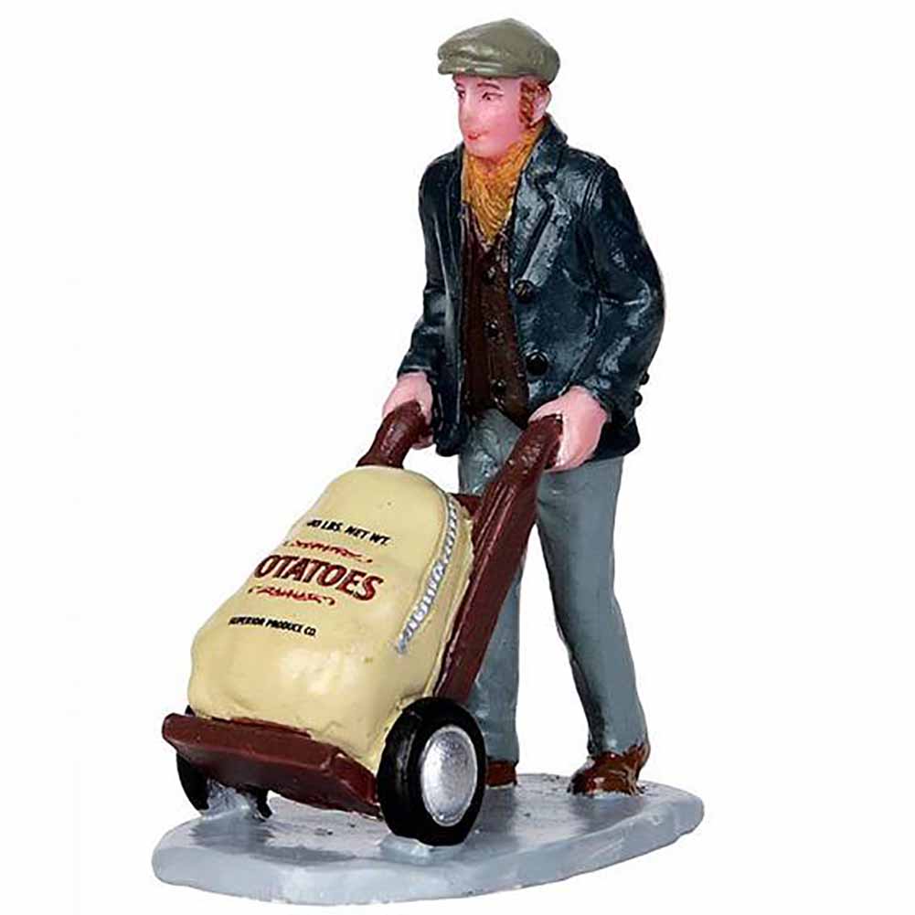 Market worker Caddington Village Lemax Cod 32118 1
