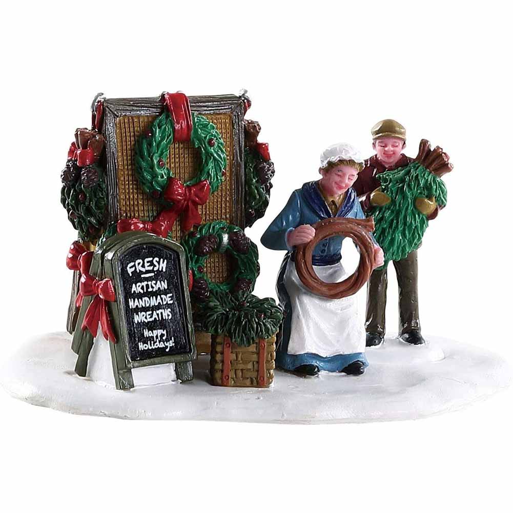 Handmade wreaths Caddington Village Lemax Cod 83362 1