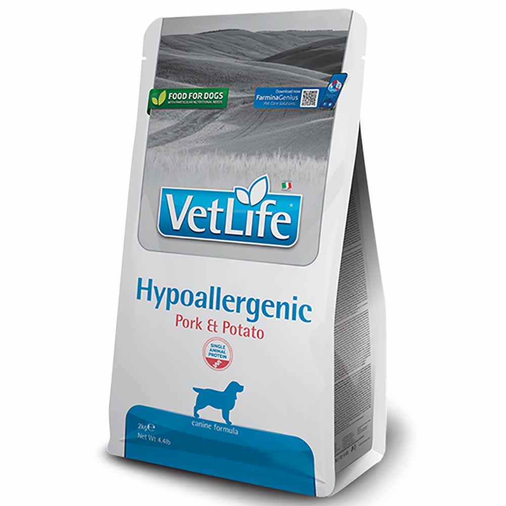 Alimento secco cane Farmina Vet Life Hypoallergenic maiale patate 12 kg 1