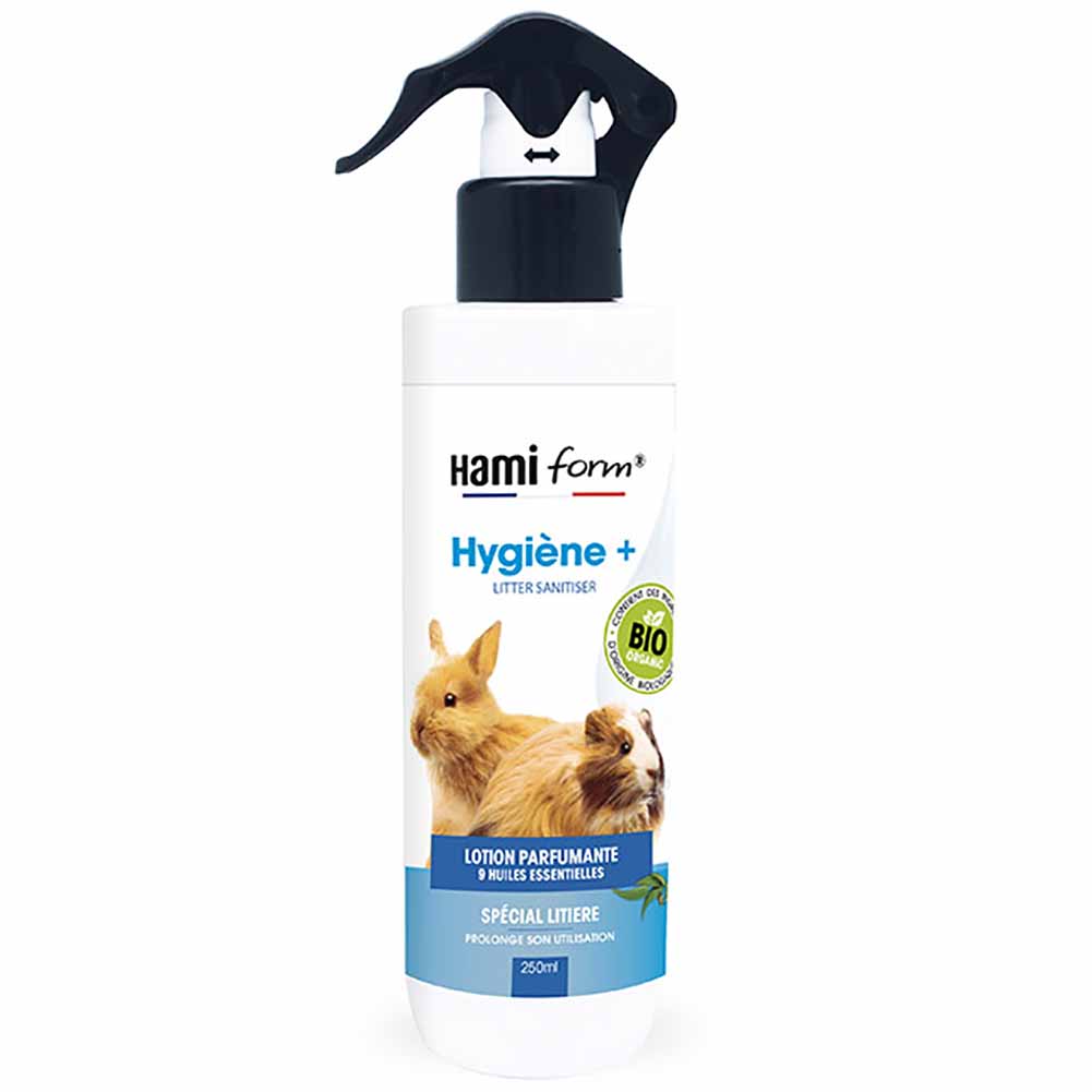 Spray detergente per lettiera roditori IGIENE+ Bio Hamiform 250ml 1