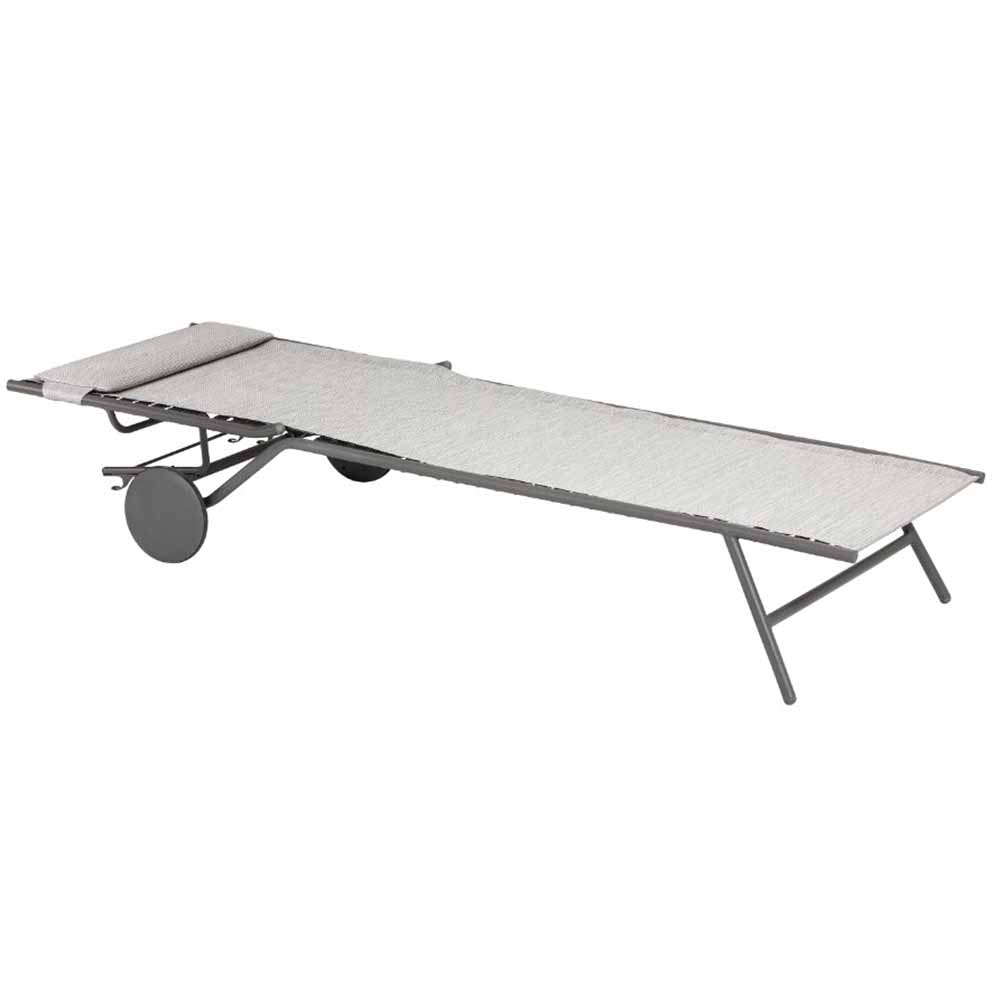 Lettino Lafuma Miami II Galet Titane LFM5171.9714 4