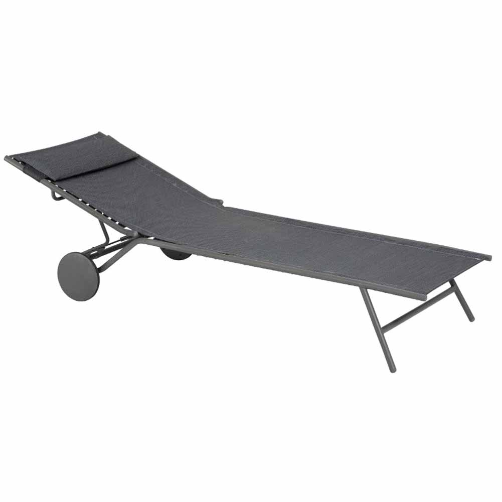 Lettino Lafuma Miami II Obsidian Titane LFM5171.9718 3