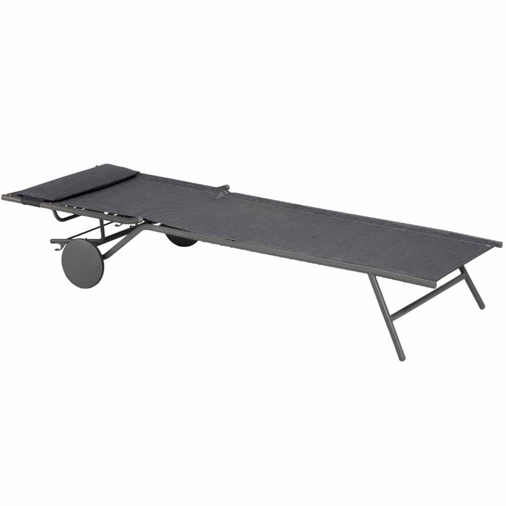 Lettino Lafuma Miami II Obsidian Titane LFM5171.9718 4