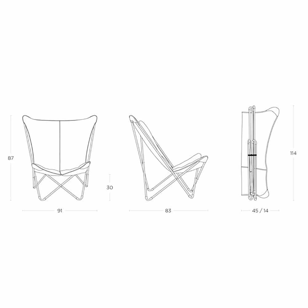 Poltrona Lafuma Pop Up XL BeComfort Silver LFM5183.8901 5