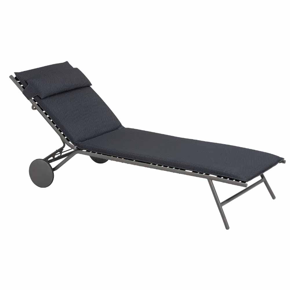 Lettino Lafuma Miami II BeComfort Dark grey LFM5173.8901 1