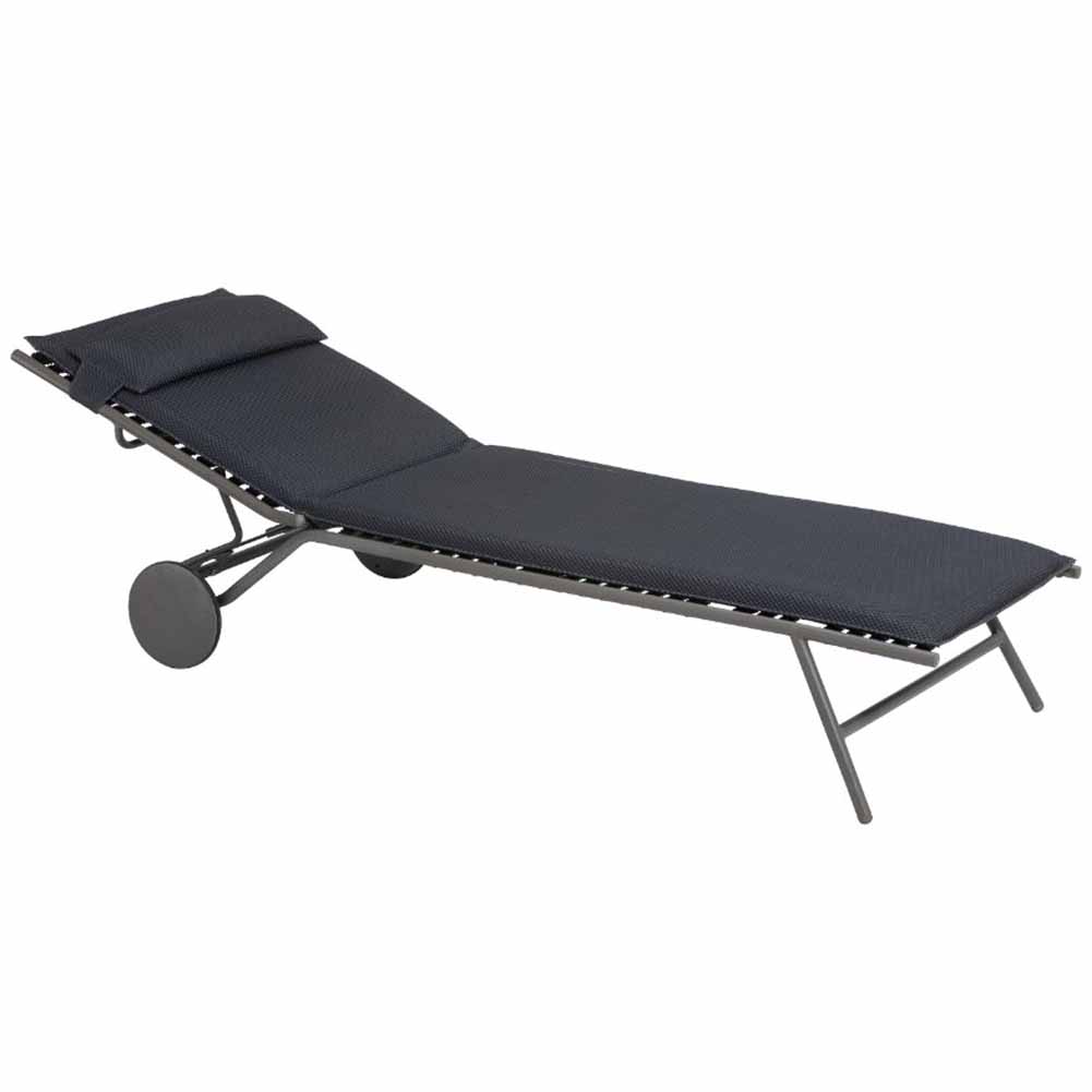Lettino Lafuma Miami II BeComfort Dark grey LFM5173.8901 3