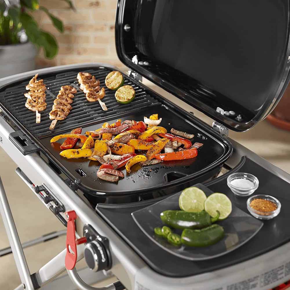 Piastra Weber in ghisa Smaltata per Barbecue Traveler 7034 2