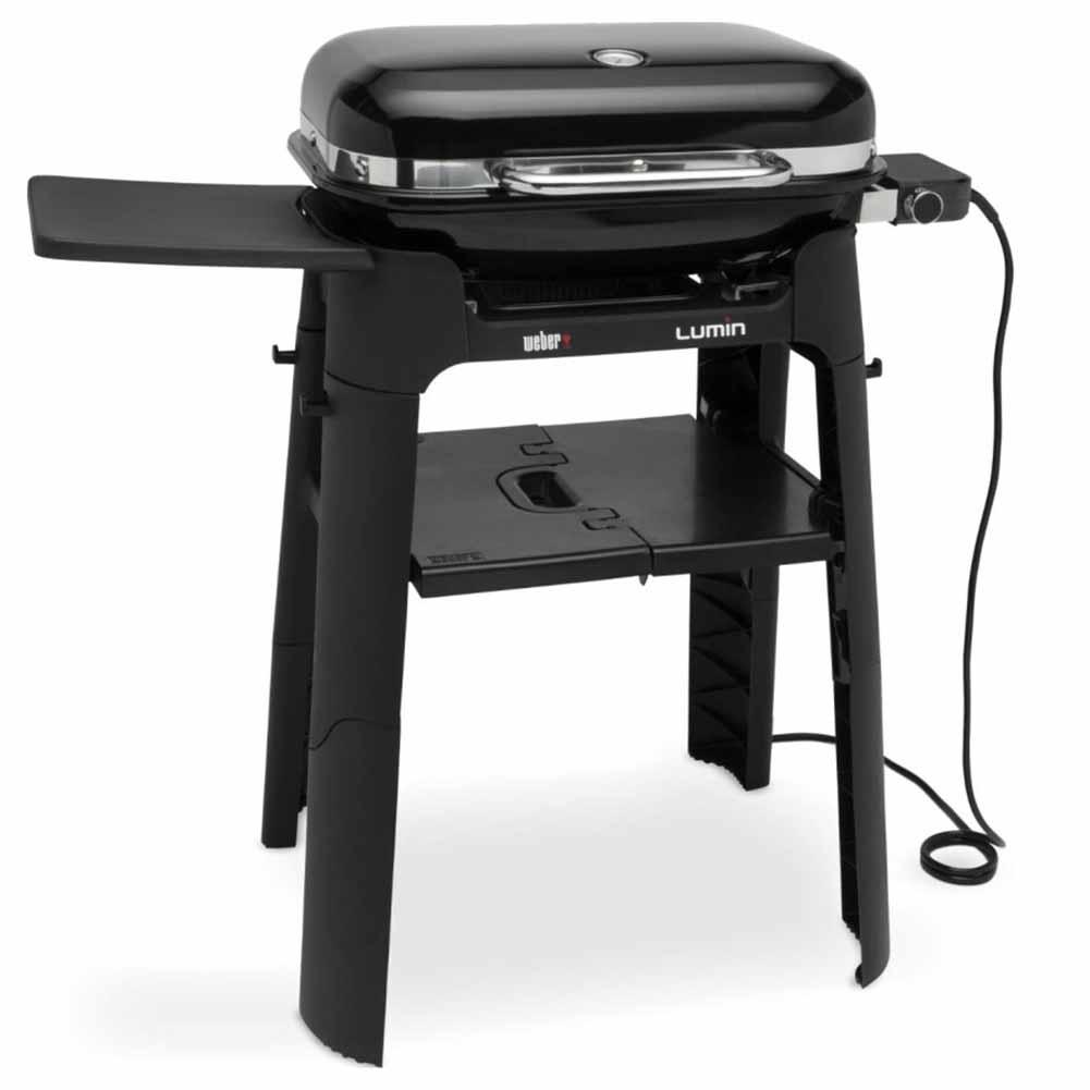 Barbecue elettrico Weber Lumin compact con stand 1