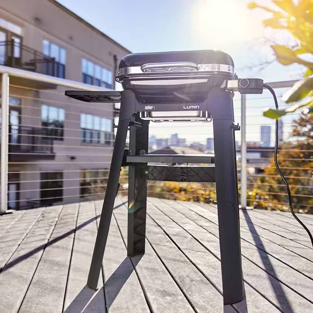 Barbecue elettrico Weber Lumin compact con stand 2