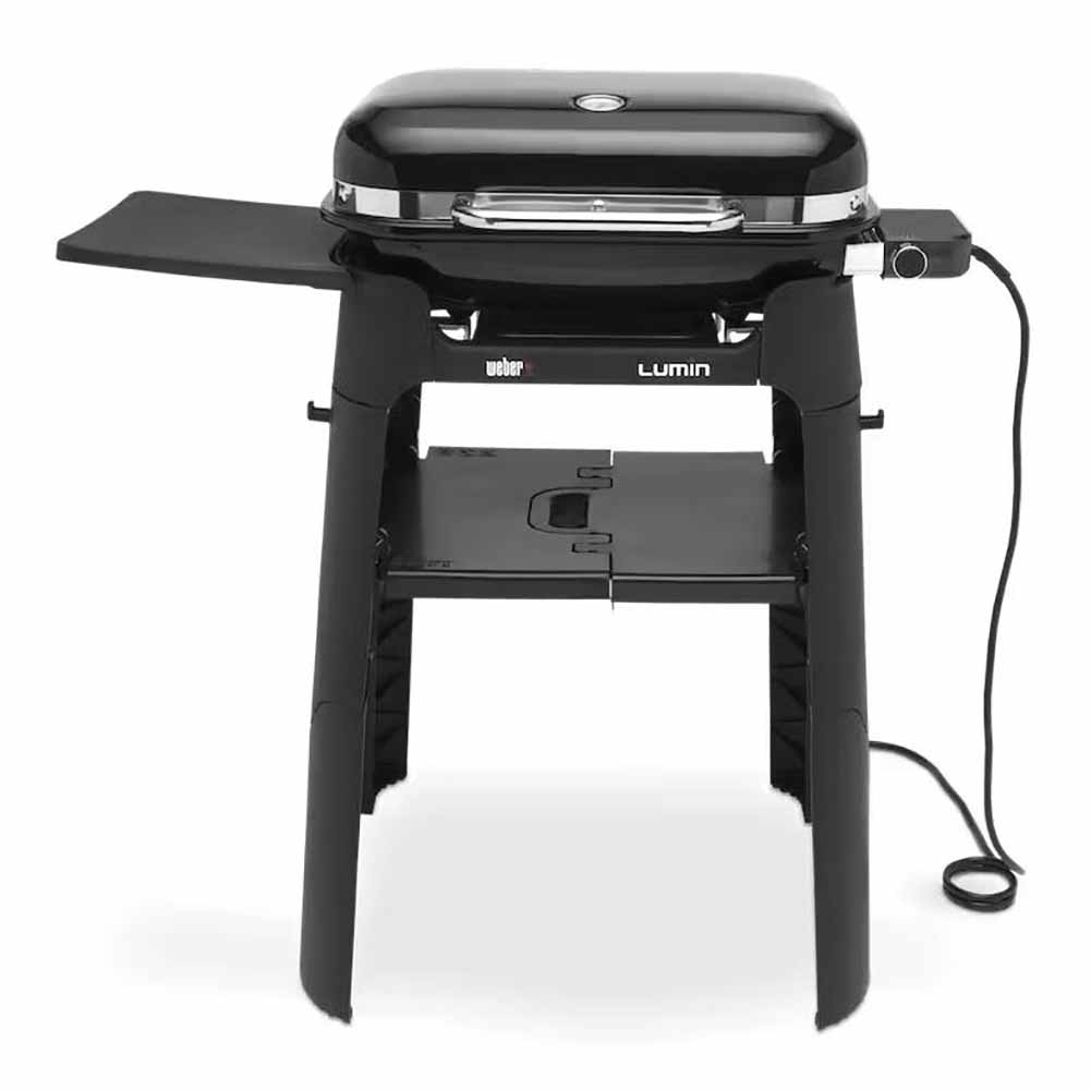 Kit Barbecue Elettrico Weber Lumin con Stand e Copertura Premium 2