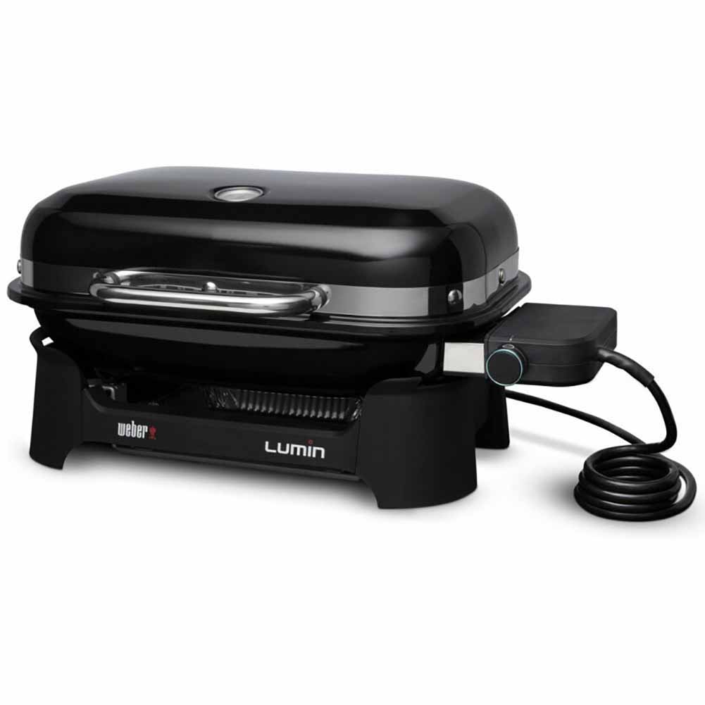 Kit barbecue elettrico Weber Lumin compact + copertura premium. 2