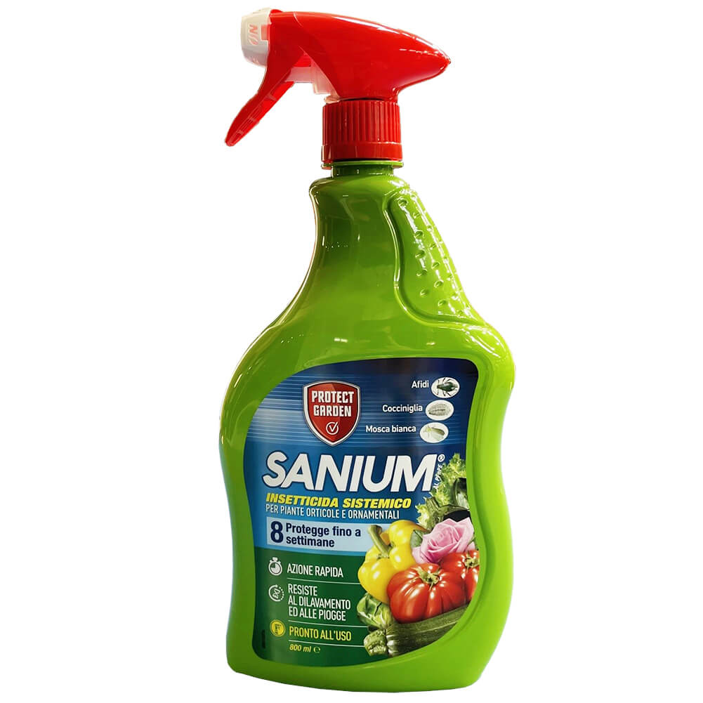 Insetticida sistemico Sanium AL PFnPE piante edibili 800ml Protect Garden 1