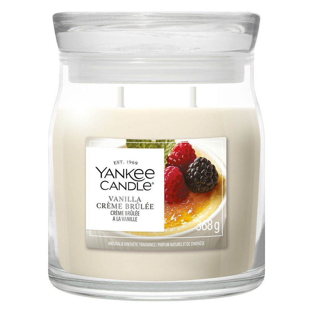 Candela Giara Media Yankee Candle Signature Vanilla Crème Brûlée 1