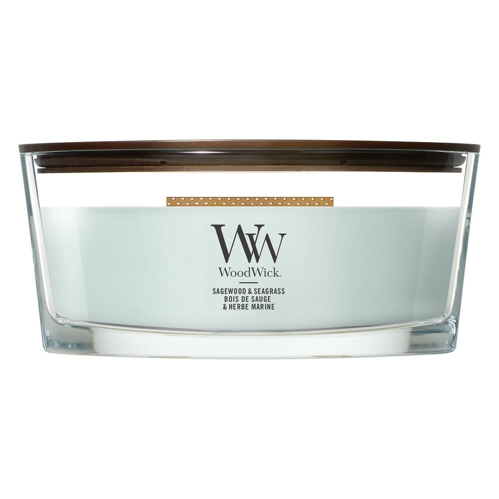 Candela Ellipse WoodWick Sagewood & Seagrass 1