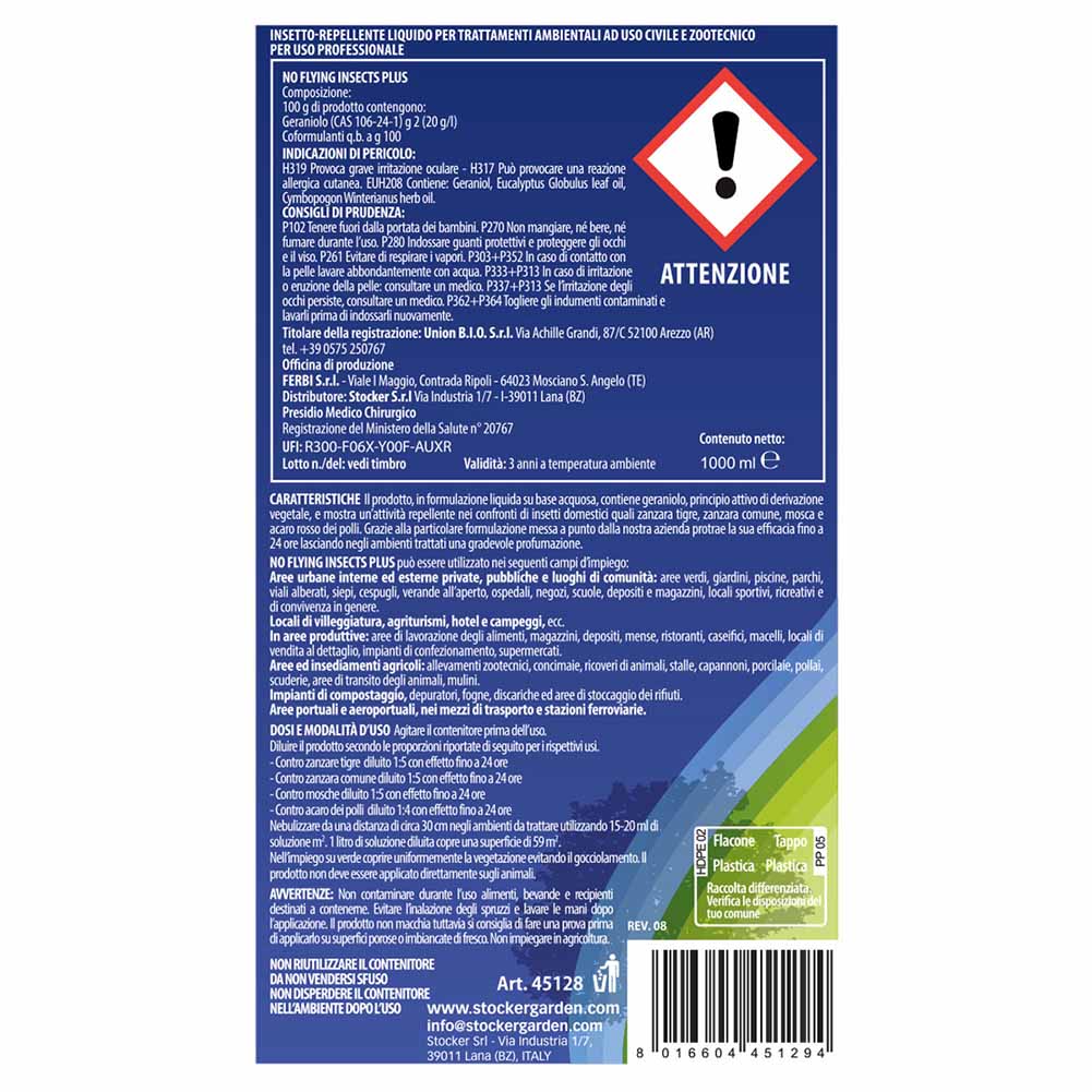 Repellente anti-zanzare Nebuzan Stocker 1 litro 2