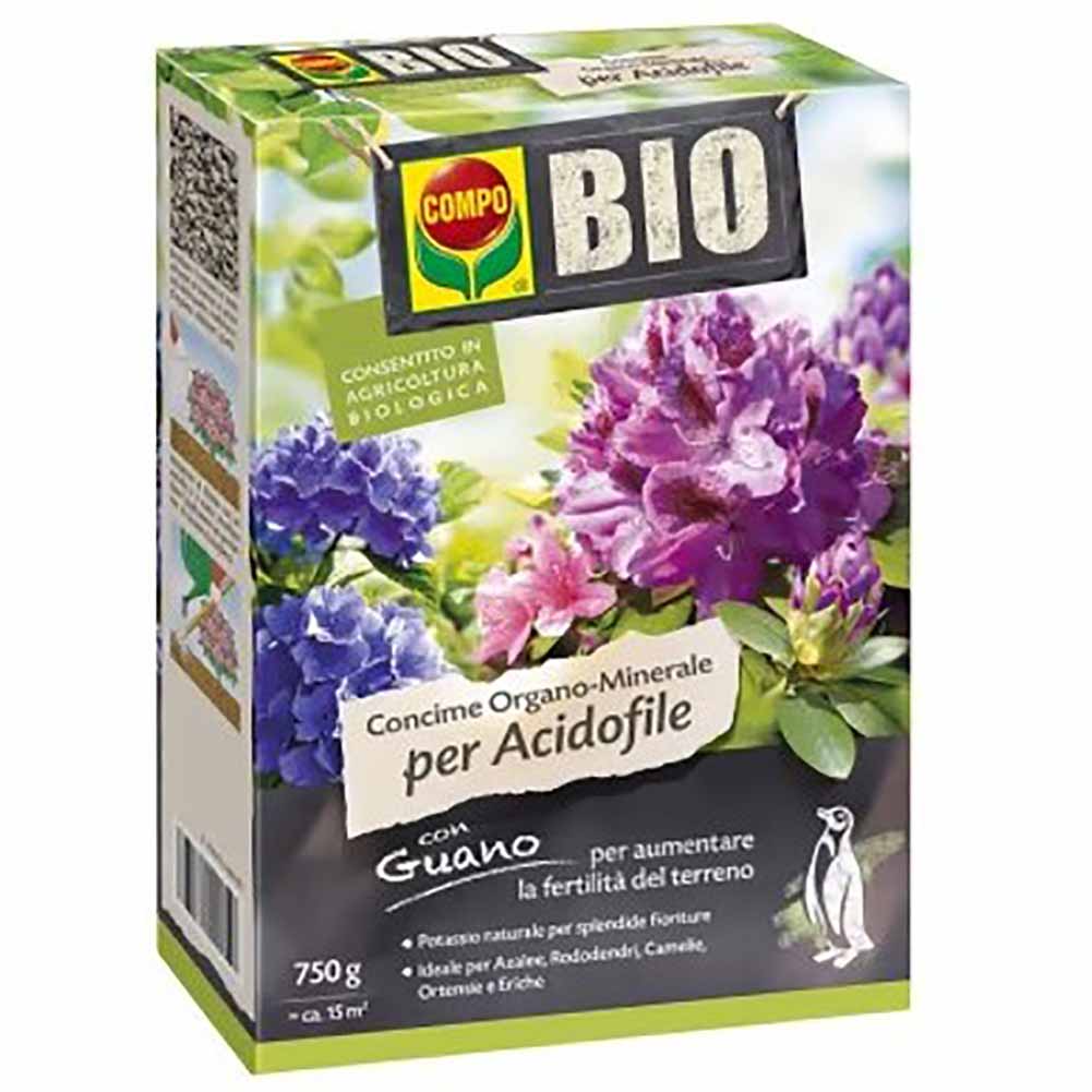 Concime Bio per acidofile con guano Compo 750g 1