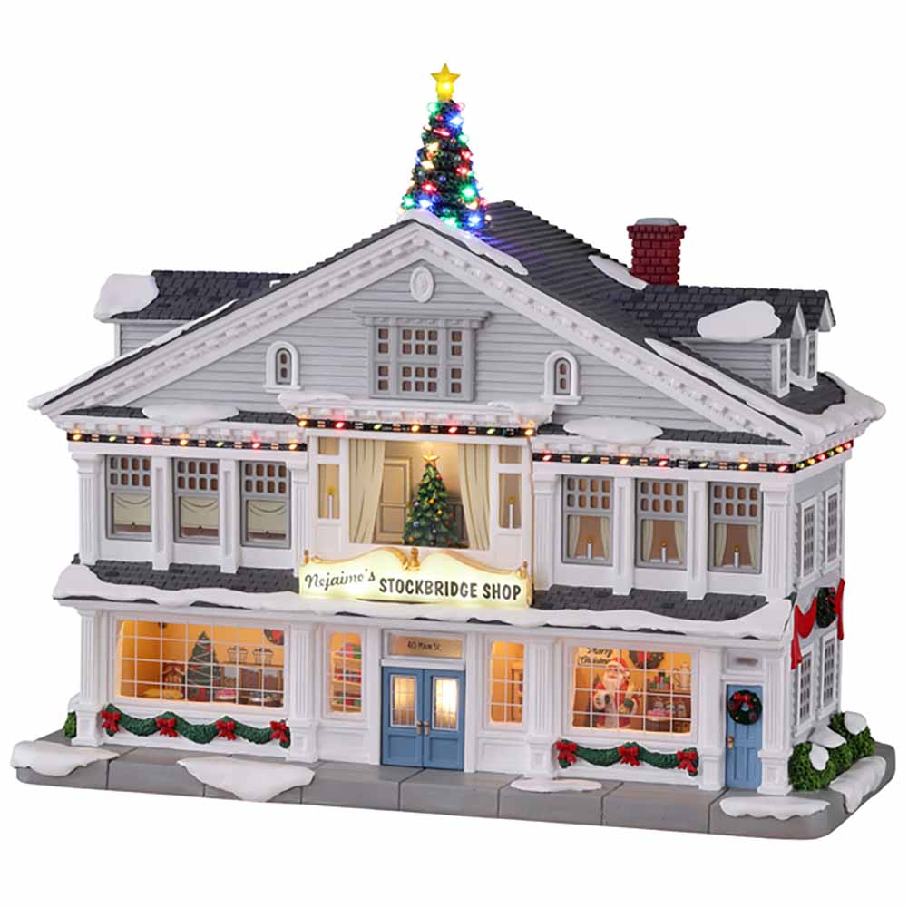 Nejaime's Stockbridge shop Norman Rockwell Lemax Cod 15807 1
