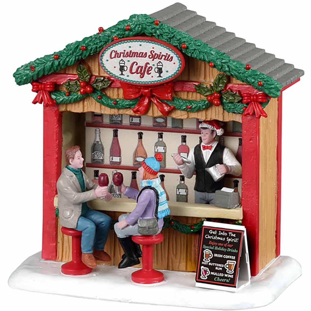 Christmas Spirits Cafe Caddington Village Lemax Cod 23605 1