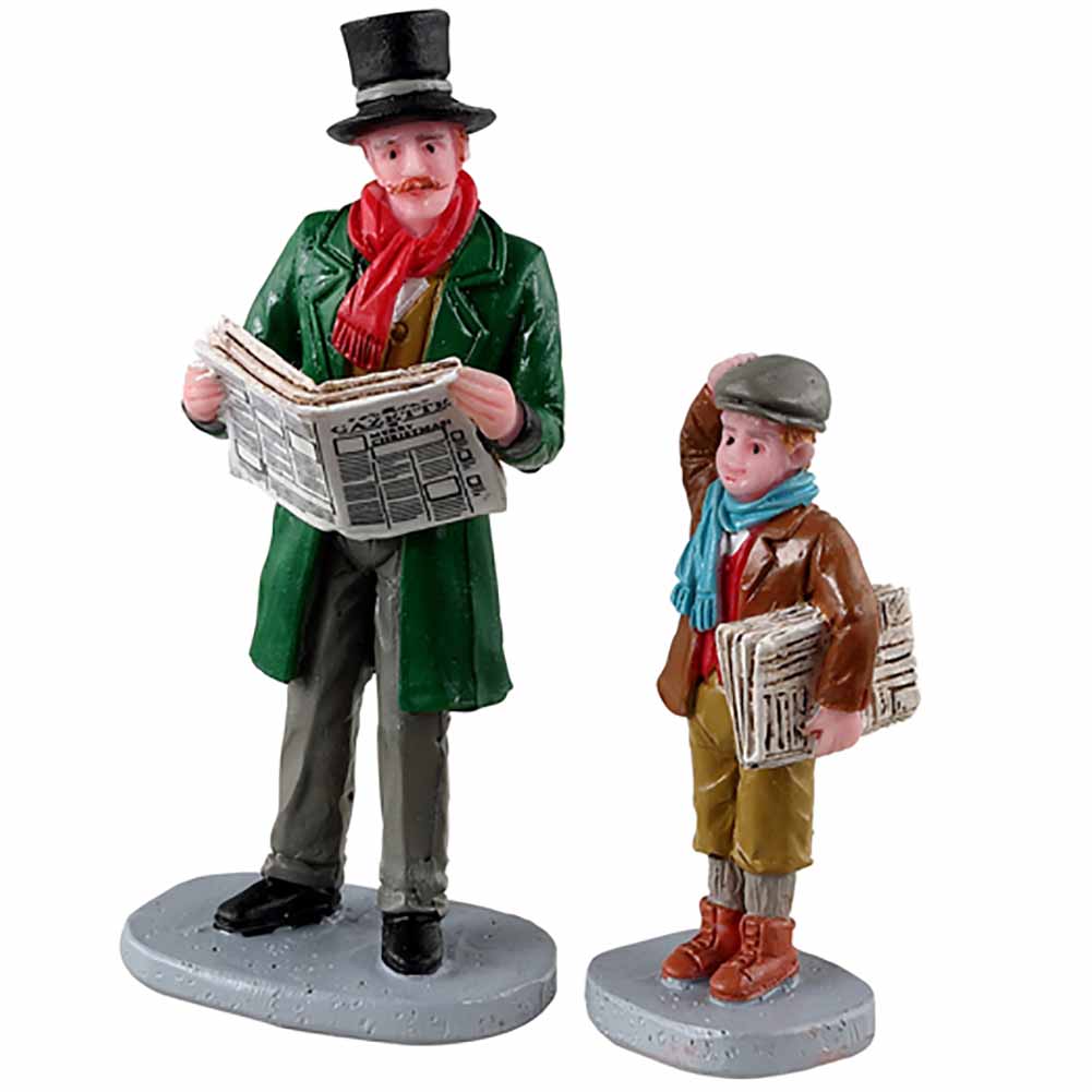 Merry Newsboy Caddington Village Lemax Cod 32203 1