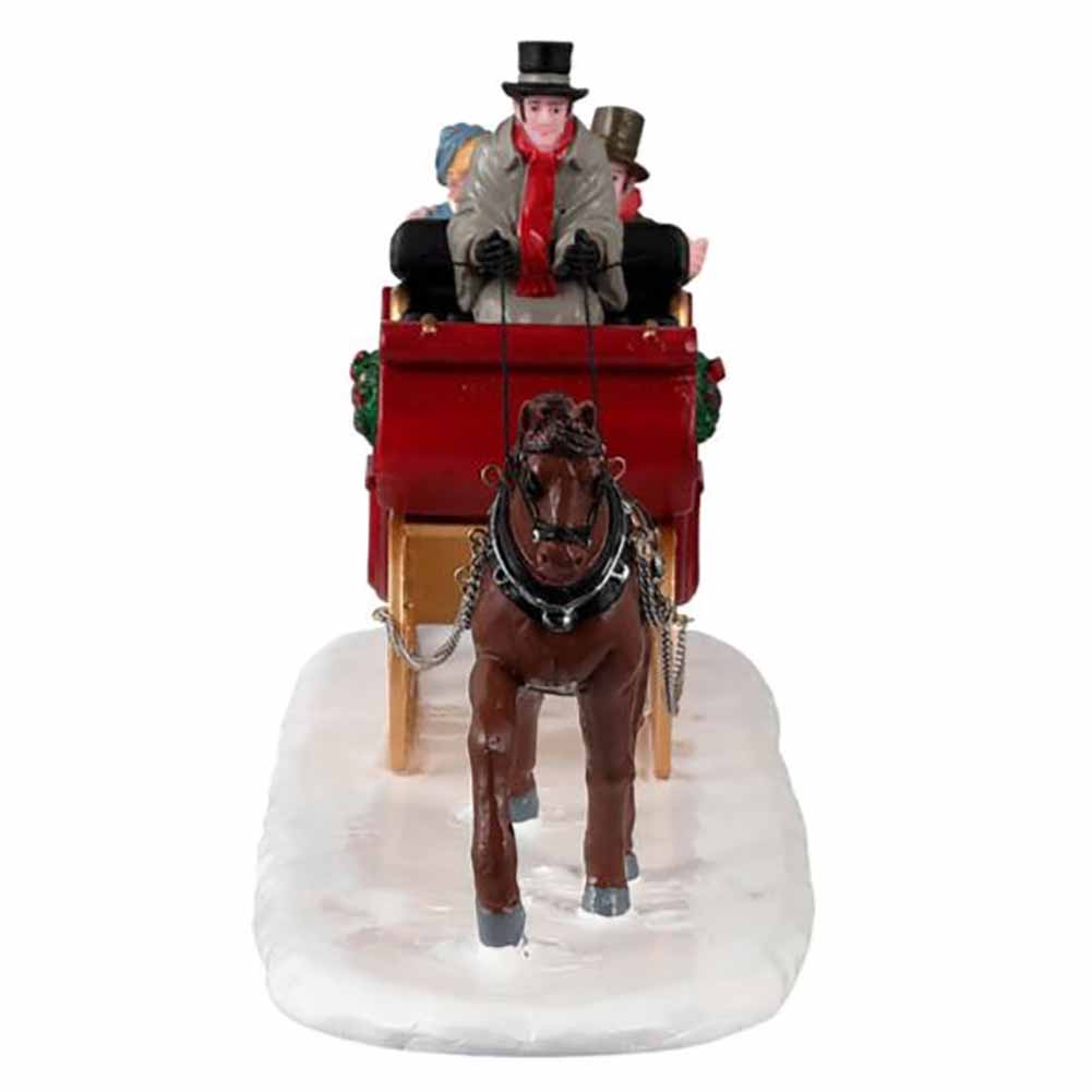 Scenic sleigh ride Caddington Village Lemax Cod 33620 3