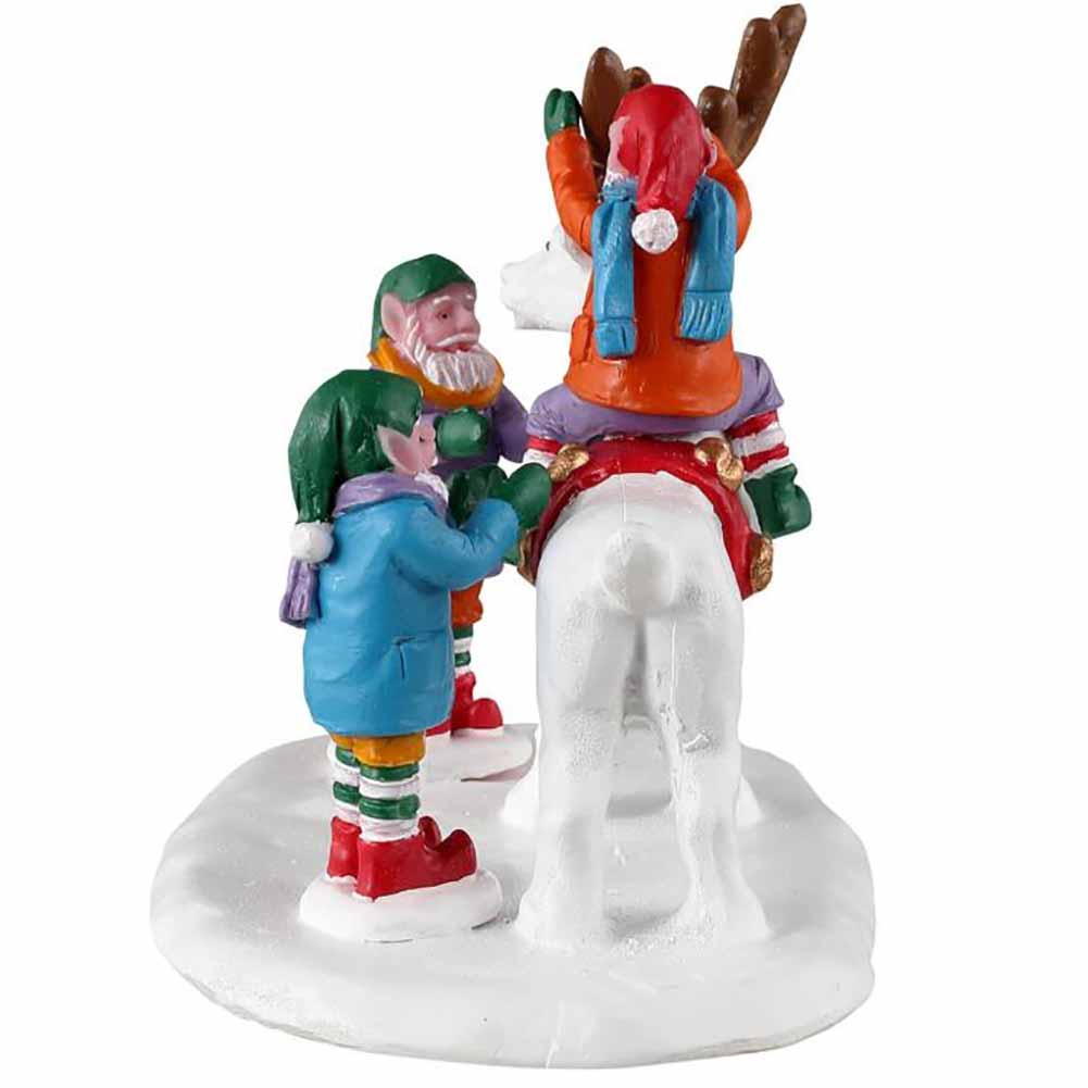 Reindeer snowman Santa's Wonderland Lemax Cod 33629 3