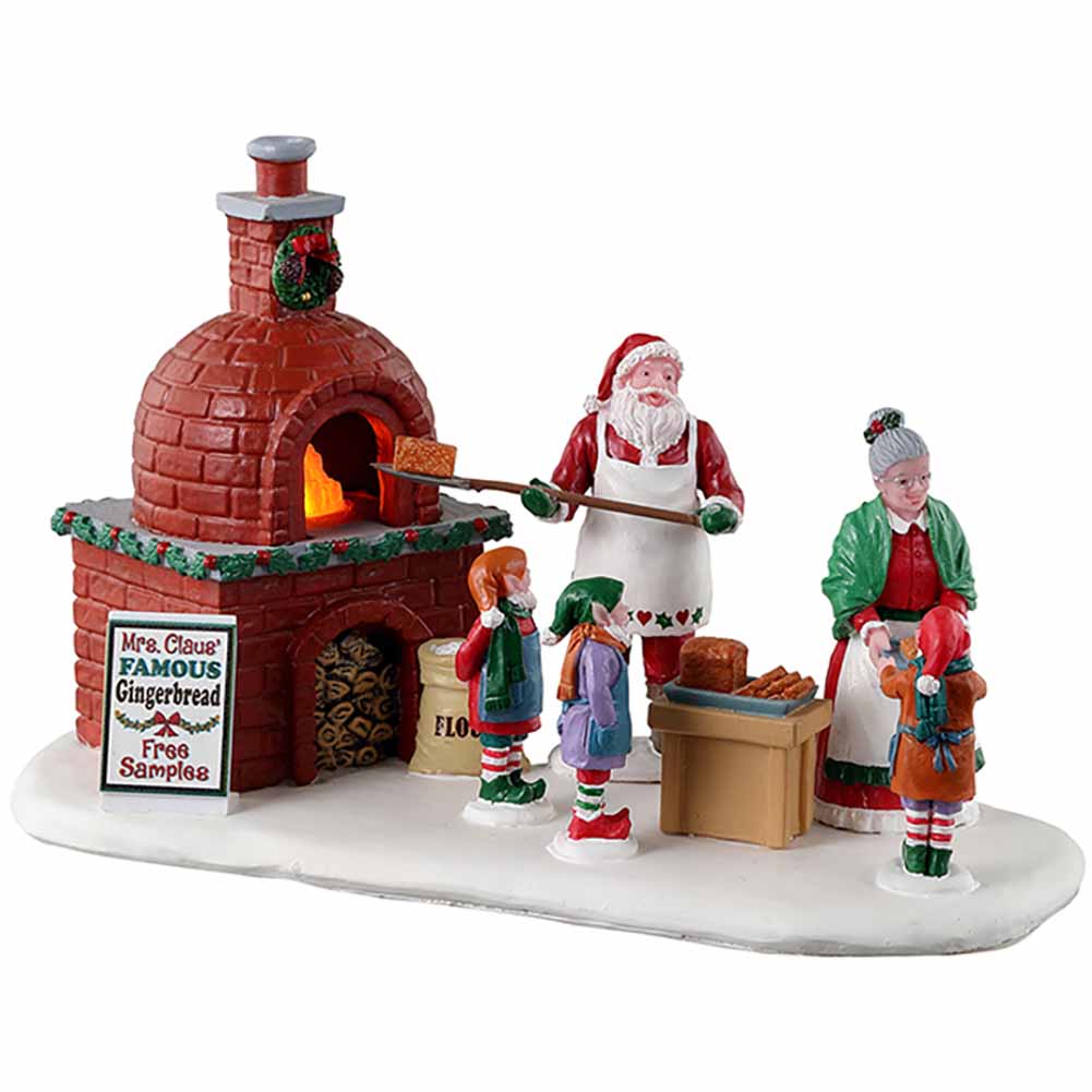 Mrs. Claus' Gingerbread Bake Santa's Wonderland Lemax Cod 34086 1