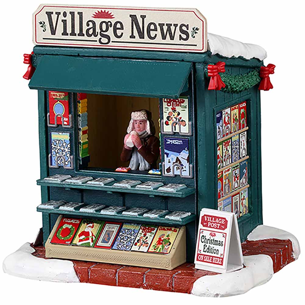 Good News Day Caddington Village Lemax Cod 34088 1