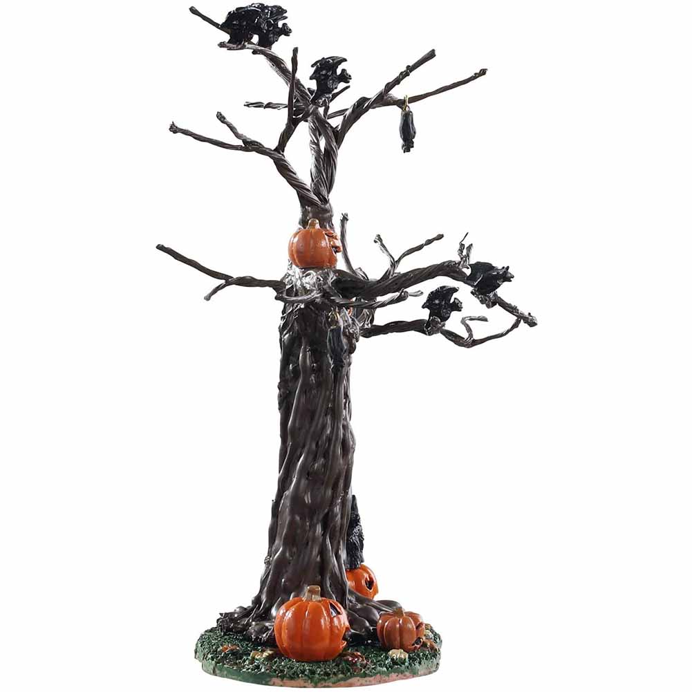 Batty for pumpkins tree Spooky Town Lemax Cod 93418 4