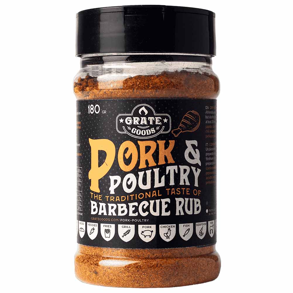 Rub premium pork e poultry Grate Goods 180g 1