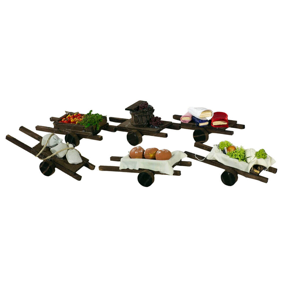 Carretto con Carico 6x13x4cm 1 Pezzo 1