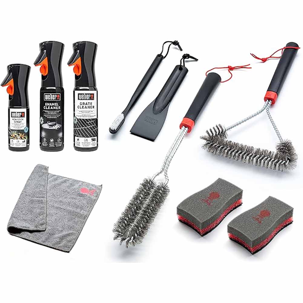 Kit di pulizia per barbecue gas smaltati Weber 18284 1