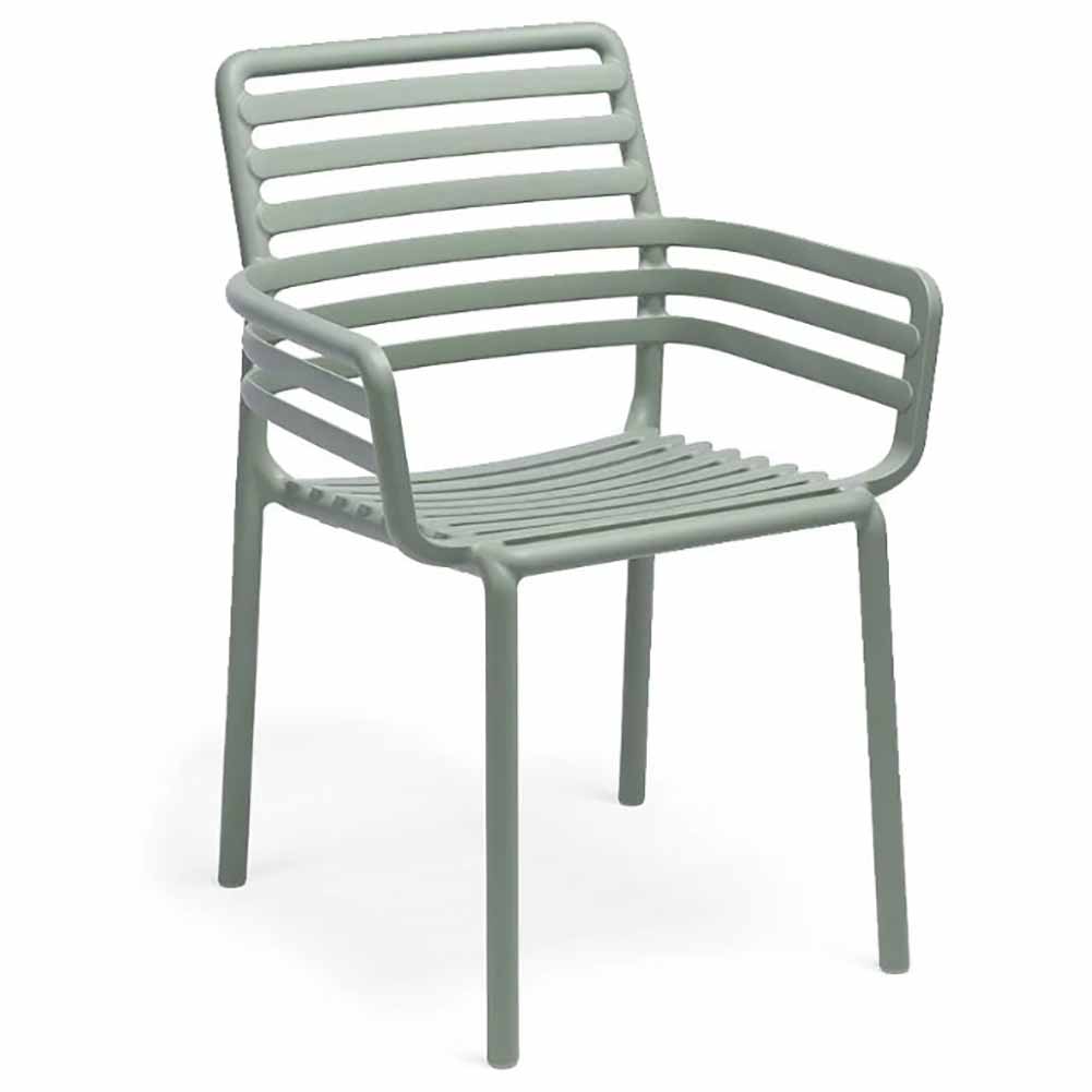 Sedia con braccioli Doga Menta Nardi 4025415000 1