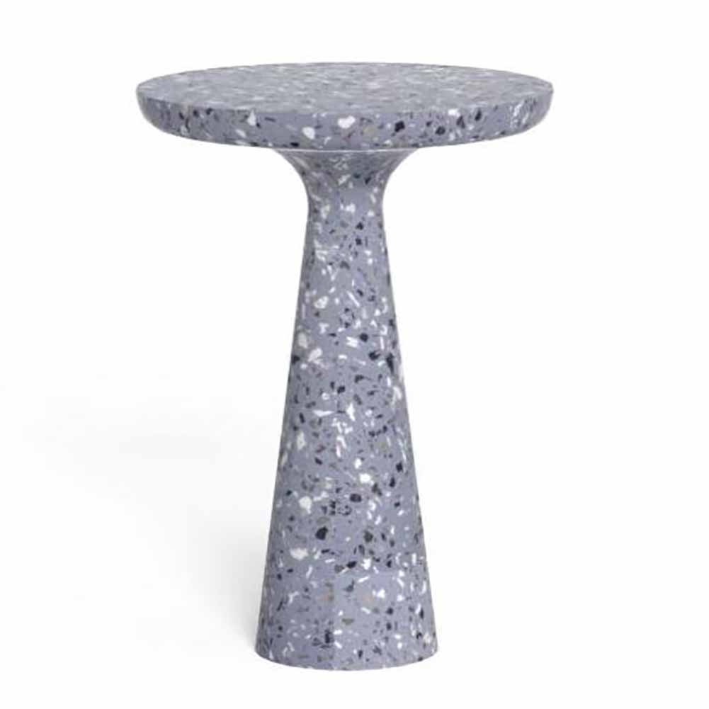 Tavolino da caffè Gabri rotondo Grigio 40xh55 cm Talenti 1