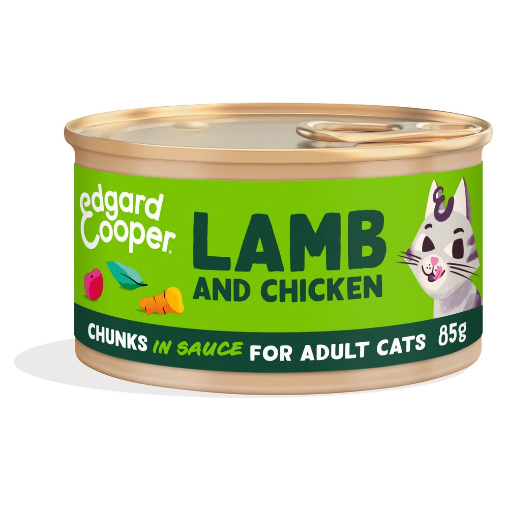 Bocconi Edgard Cooper Agnello e Pollo Alimento Umido per Gatti Adulti 85g 1