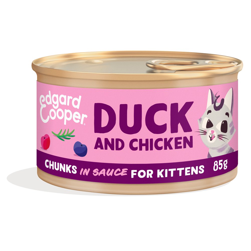 Bocconi Edgard Cooper Anatra e Pollo Alimento Umido per Gattini 85g 1